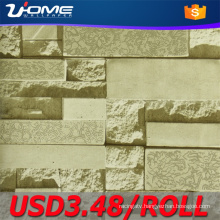 Uhome 3D Brick Wallpaper for Vintage Decorative